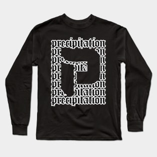 PRECIPITATION _ frost, snow, chemical crystal Long Sleeve T-Shirt